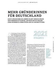 Cover zum Artikel: Mehr Gründerinnen in Deutschland