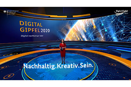 Screenshot aus dem Video: Digital-Gipfel 2020: Nachhaltig.Kreativ.Sein. Plattform 8 „Kultur und Medien“