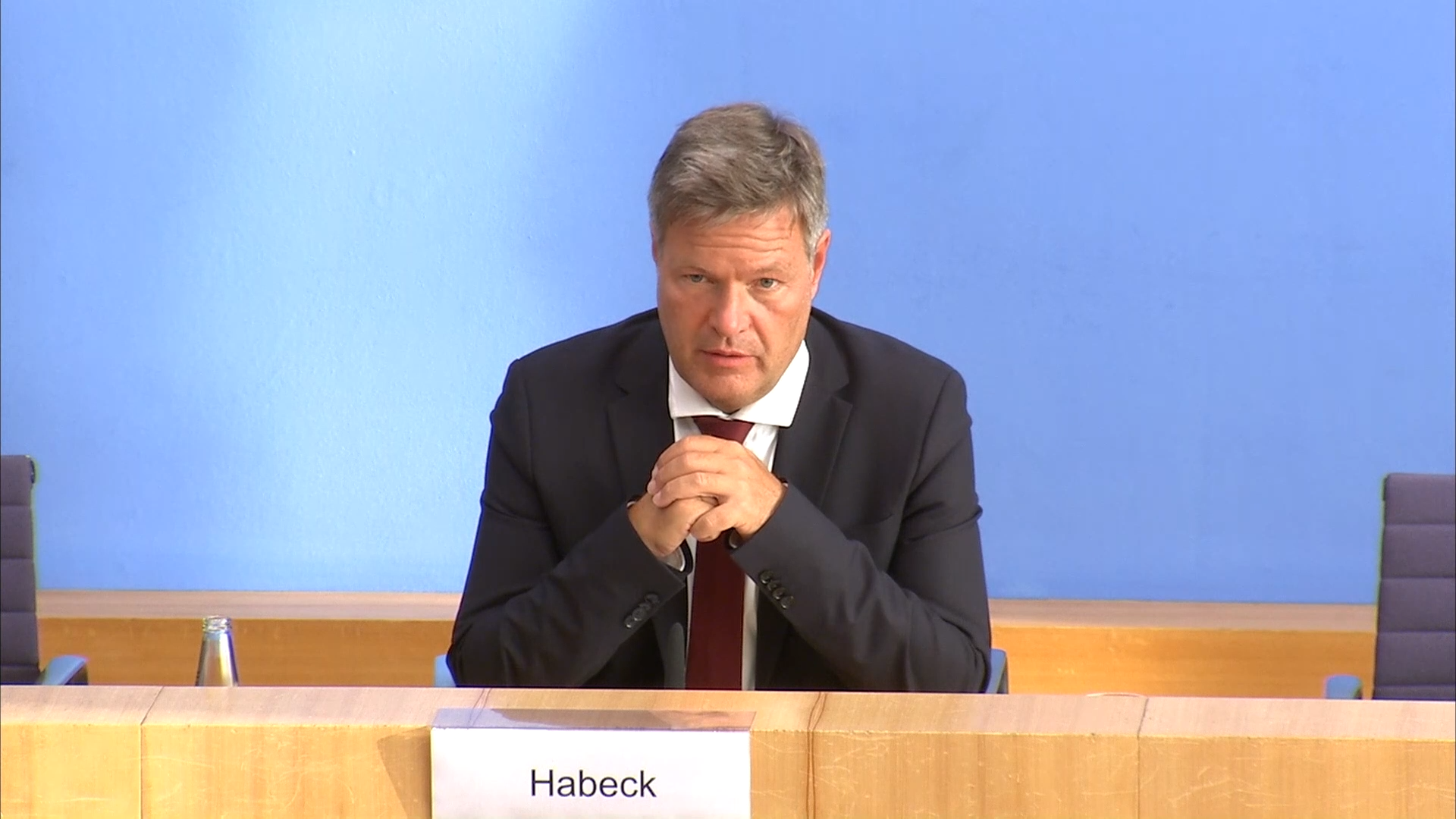 Bundesminister Robert Habeck zum Stresstest