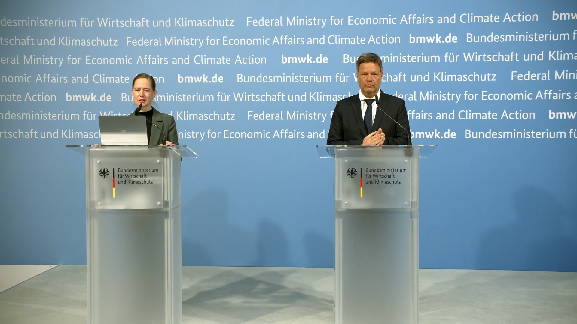 Pressestatement zur Energiesicherheit von Vizekanzler und Bundesminister Robert Habeck