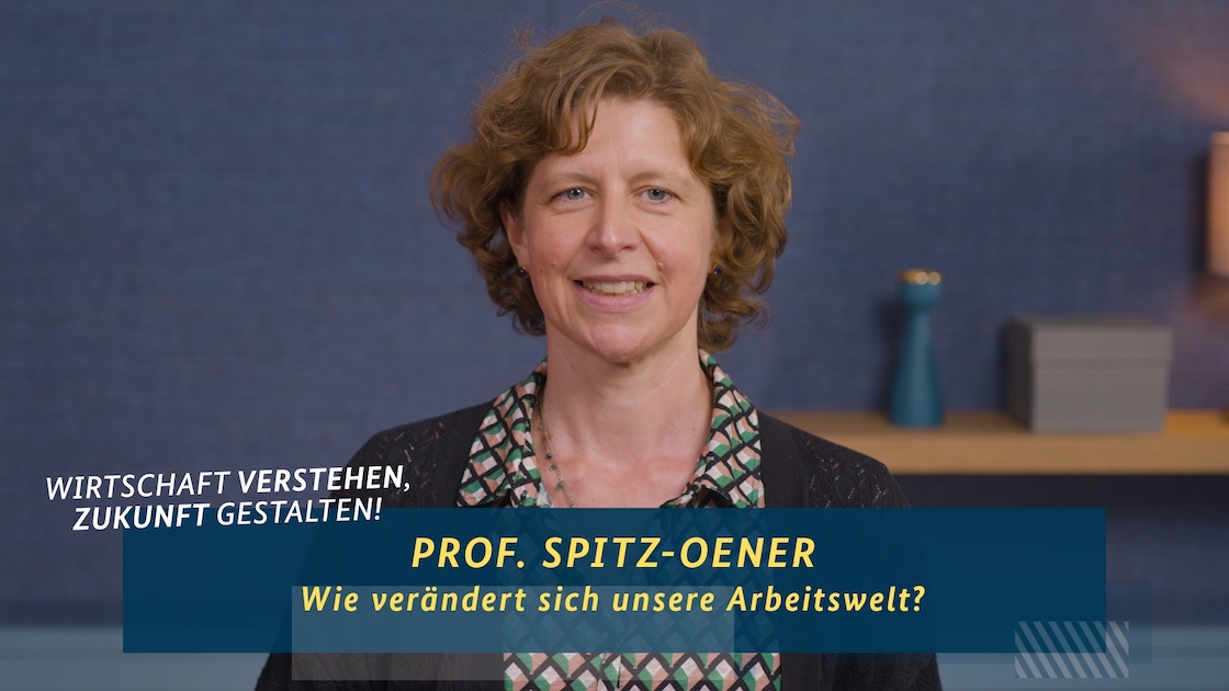 Video-Standbild „Prof. Alexandra Spitz-Oener – Wie verändert sich unsere Arbeitswelt?”