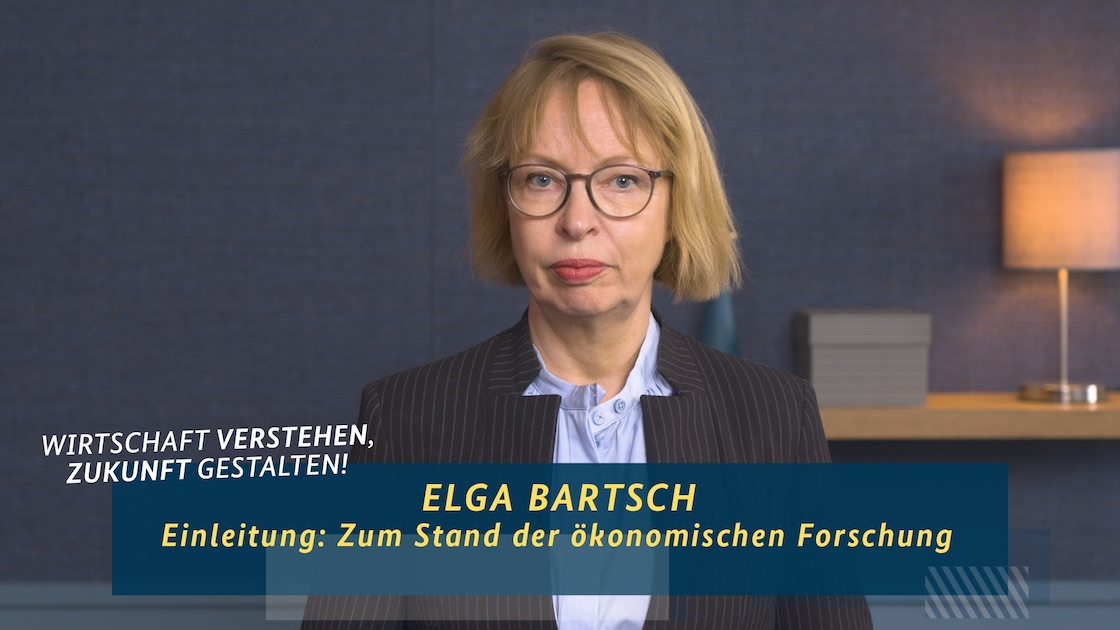 Video-Standbild „Elga Bartsch - Zum Stand der ökonomischen Forschung”