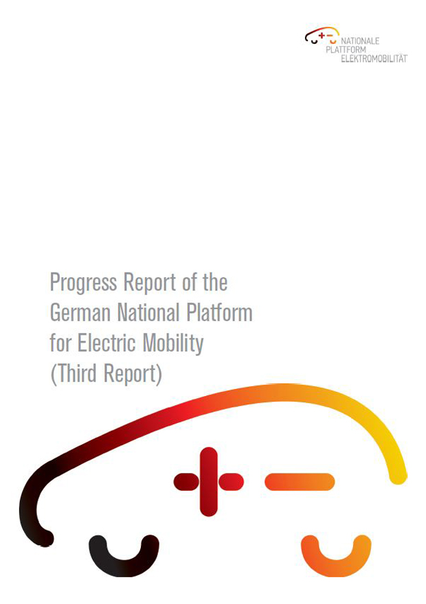 Cover of the Progress Report of the German National Platform for Electric Mobility