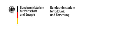 Logos of the Federal Ministry for Economic Affairs and Federal Ministry of Education and Research