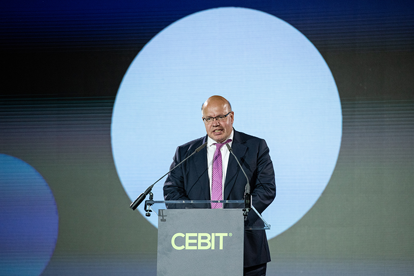 Federal Minister Altmaier opens CEBIT 2018
