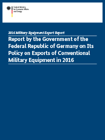 Cover: 2016 Military Equipment Export Report