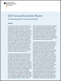 Cover sheet of the 2017 Annual Economic Report