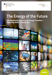 Cover der EN-Publikation Achter Monitoring-Bericht zur Energiewende