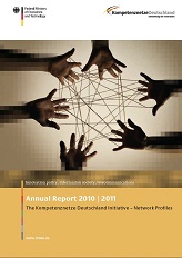 Cover "Annual Report 2010/2011. The Kompetenznetze Deutschland Initiative - Network Profiles"