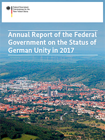 Cover of Annual Report of the Federal Government on the Status of German Unity in 2017