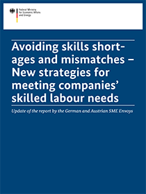 Cover "Avoiding skills shortages and mismatches - New strategies for meeting companies' skilled labour needs"