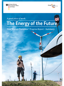 Cover of the First Progress Report "Energy of the future" (Summary)