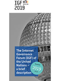 Cover of the Flyer The Internet Governace Forum
