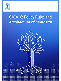 Cover of the publication "GAIA-X: Policy Rules and Architecture of Standards"