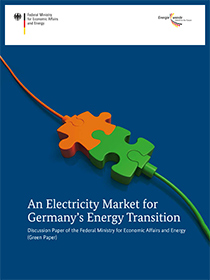 Cover of the publication An Electricity Market for Germany's Energy Transition
