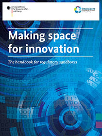 Cover of the handbook for regulatory sandboxes
