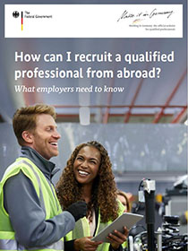 How can I recruit a qualified professional from abroad?