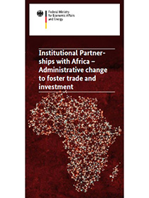 Cover "Institutional Partnerships with Africa - Administrative change to foster trade and investment"