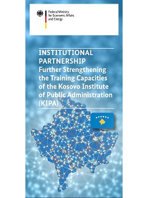 Cover of the publication Further Strengthening the Training Capacities of the Kosovo Institute of Public Administration (KIPA)