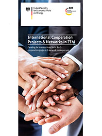 Cover "International Cooperation Projects & Networks in ZIM"
