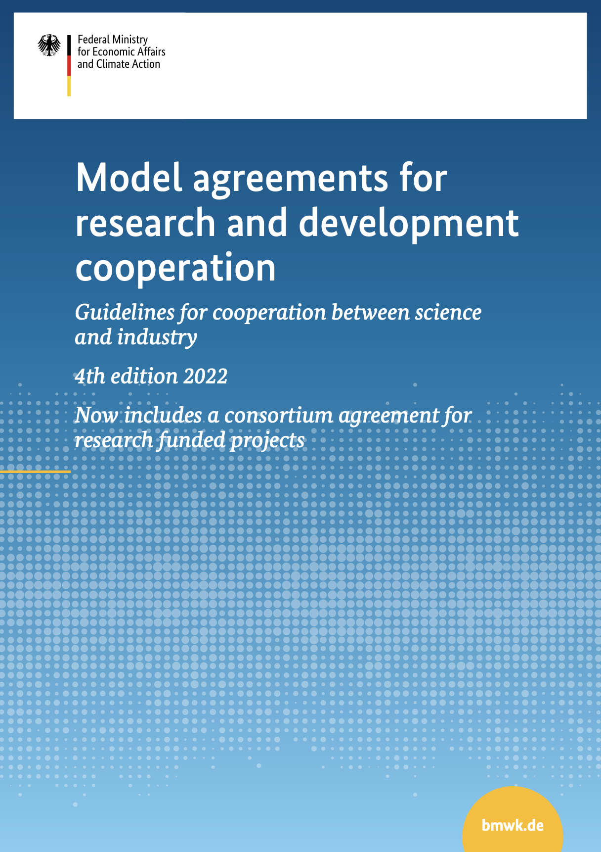 Cover Model agreements for research and development cooperation