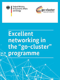 Cover of the programme "go-cluster"