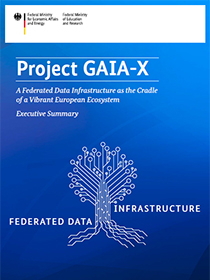 Cover of the publication "Project GAIA-X - Executive Summary"