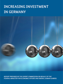 Cover "Increasing Investment in Germany"