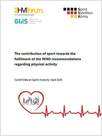 Cover of the publication The contribution of sport towards the fulfilment of the WHO recommendations regarding physical activity