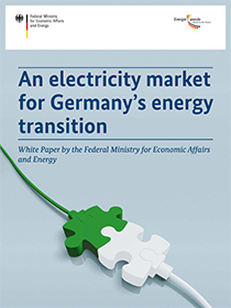 Cover "An electricity market for Germany's energy transition"
