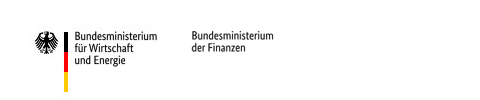 Logos du ministère fédéral des Affaires économiques et de l'Énergie et du ministère fédéral des Finances