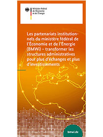 Cover « Les partenariats institutionnels du ministère fédéral de l’Économie et de l’Énergie (BMWi) – transformer les structures administratives pour plus d’échanges et plus d’investissements »