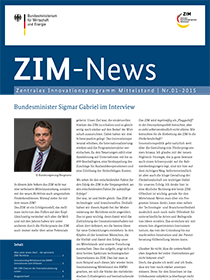 Cover der Publikation ZIM-News 01/2015
